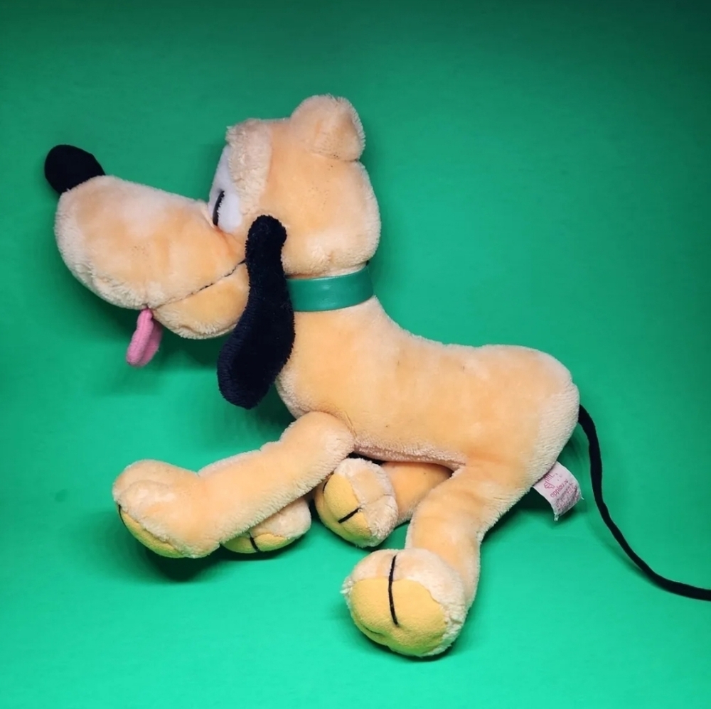 Vintage Pluto Dog Plush Stuffed Animal Applause Mickey Mouse Character Pet